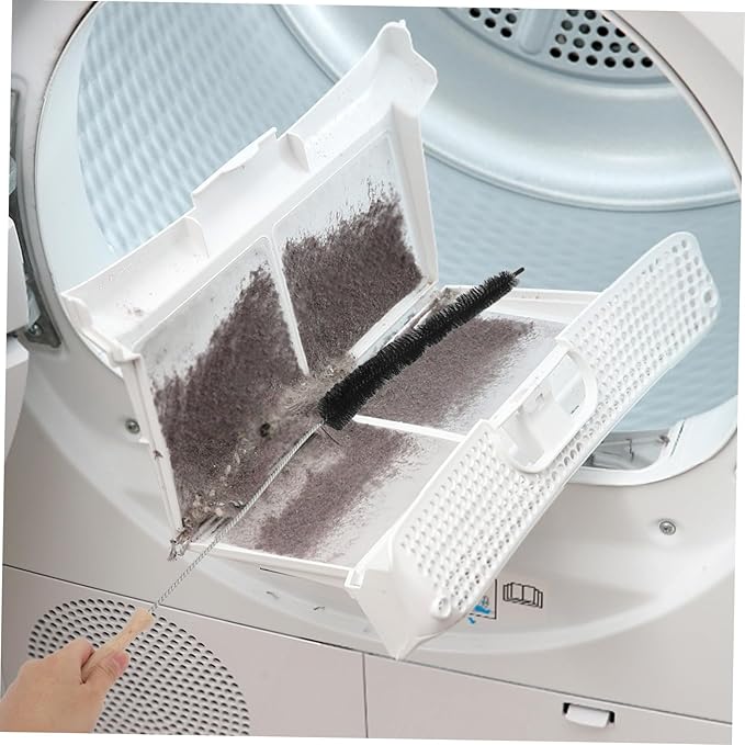 SKISUNO Laundry Brush with Long Handle High Performance Cleaning Tool for Washing Machines and Household Appliances and Design for Efficient Dirt Removal