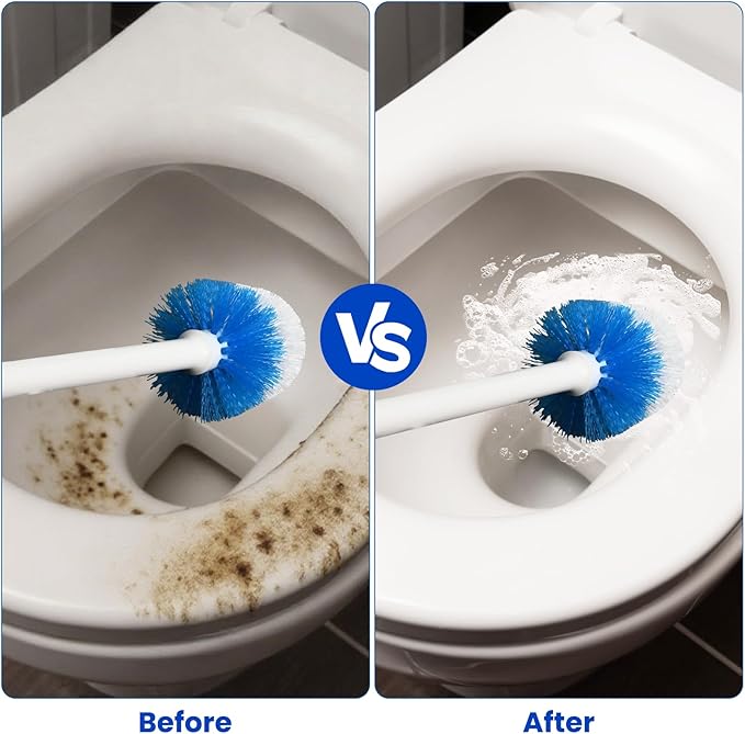 4 Pack Toilet Brush Replacement Head