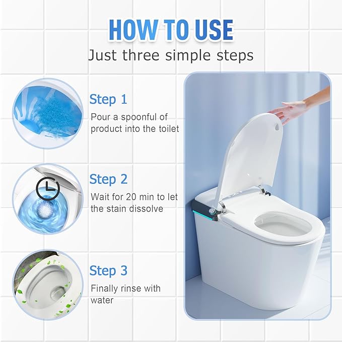 Foam Toilet Cleaner, 2025 New Toilet Bowl Cleaner, Advanced Bathroom Cleaner for Home, Powerful Instant Bowl Cleaners for Toilets Squatting Pans (3)