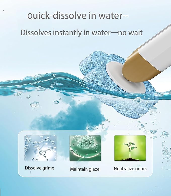 48 PCS Disposable Toilet Bowl Brush Refills, Disposable Toilet Brush Heads, Toilet Wand Disposable Refill Heads, Disposable Replacement Head