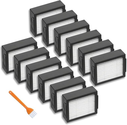 APZOVO 12 Pack Replacement HEPA Filter for iRobot Roomba i7 i7+ i3 i3+ i4 i4+ i6 i6+ i8 i8+ E5 E6 E7 J5 J5+ J6 J6+ J8 J8+