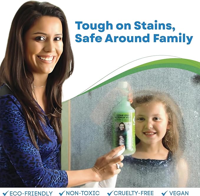 Bio Clean: Eco Friendly Hard Water Stain Remover (40oz Large). Pack of 2