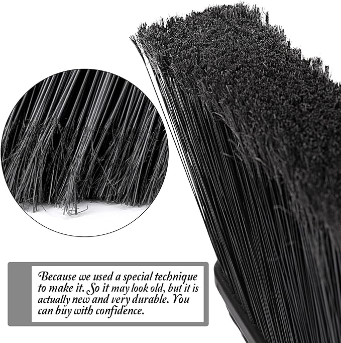Outdoor Broom,Masthome Heavy Duty Broom,56" Brooms for Sweeping Outdoor,Angle Commercial Brooms with Hard Bristles, for Kitchen Home Office Garage Courtyard Lobby Lawn Concrete