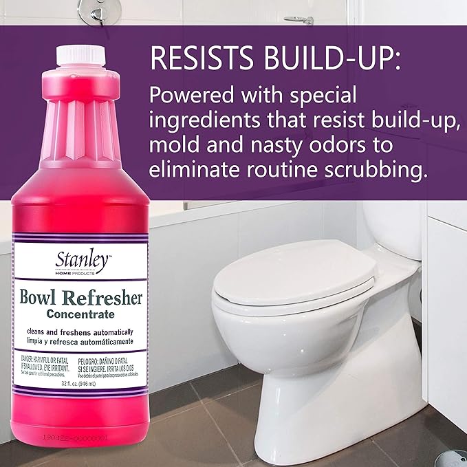 STANLEY HOME PRODUCTS Bowl Refresher Concentrate – Cleans and Freshens Toilets Automatically – 32 fl. oz. (3 Pack)