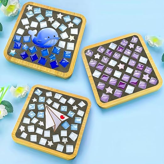 OOTDART Mosaic Crystal Grout, Mosaics Tile Tools, Mosaic Tile Accessories – Essential for Handmade Grouting and Perfect for DIY Craft Projects (Gray, 8.8oz)