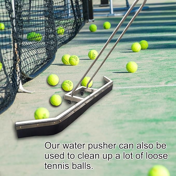 Vaolvpant Port Tennis Court Squeegee Rain Shuttle for Sports Court Water Wiper Device Water Remover Stadium Dust Collector Wiper