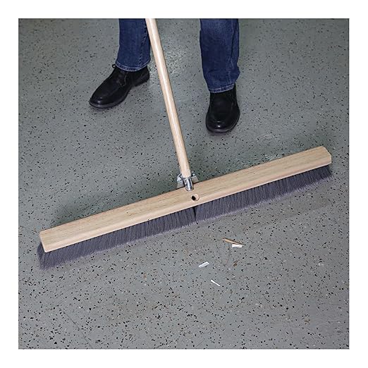Boardwalk 20436 Floor Brush Head, 3" Gray Flagged Polypropylene, 36"