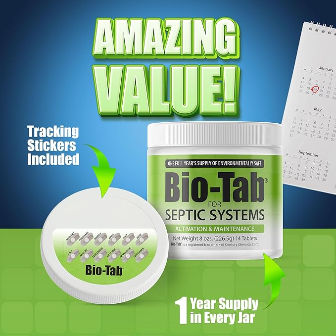 for Septic Systems 8 oz (226.5g) 14 Tablets