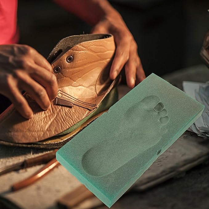 GLEAVI Box Foot Molding Box Foam Foot Mold Casting Kit Casting Kit DIY Print Foam Orthotic Shoe Inserts Insole Impression Carton 3D Bellows Manual