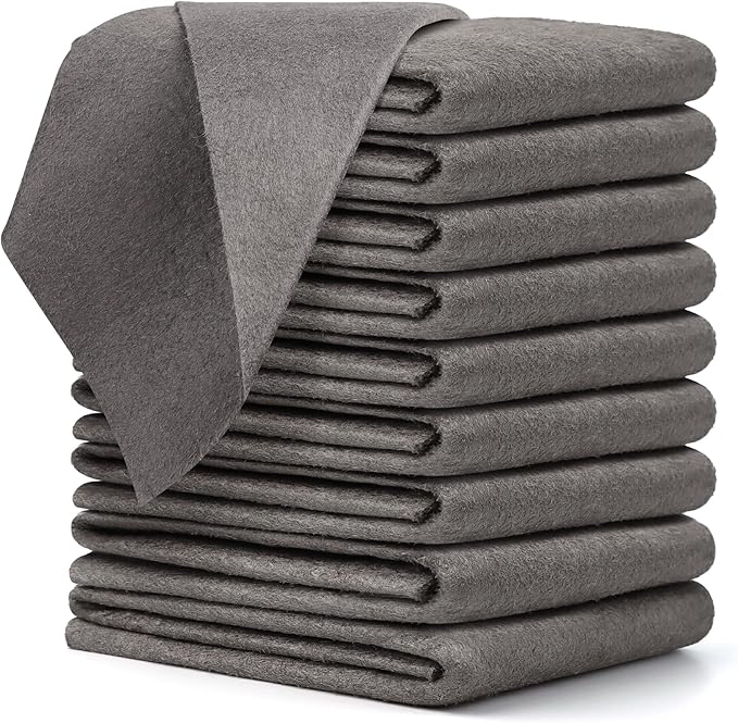 TEESOD 40 Pcs Thickened Magic Cleaning Cloth, Microfiber Streak Free Cleaning Cloths Reuseable Magic Cleaning Wipes for Windows Glass
