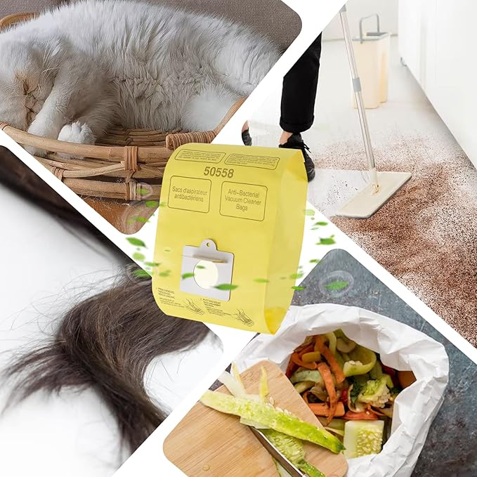 Vacuum Cleaner Bags Fit for Kenmore Canister Type C/Q 50555 50557 50558 and Type C-5, 10PCs By Improvedhand
