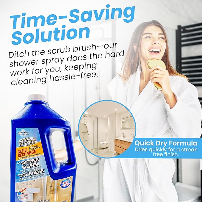 SURF PRO Shower Glass Cleaner Buster Economic Refill (1.89L)
