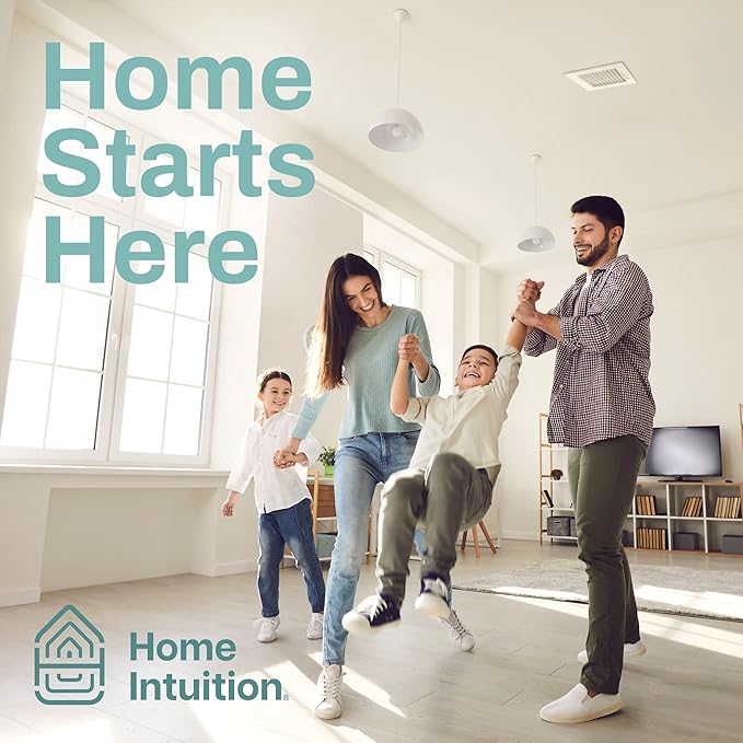 Home Intuition 2-Way Stamped Face Air Register, White, 10" x 8"