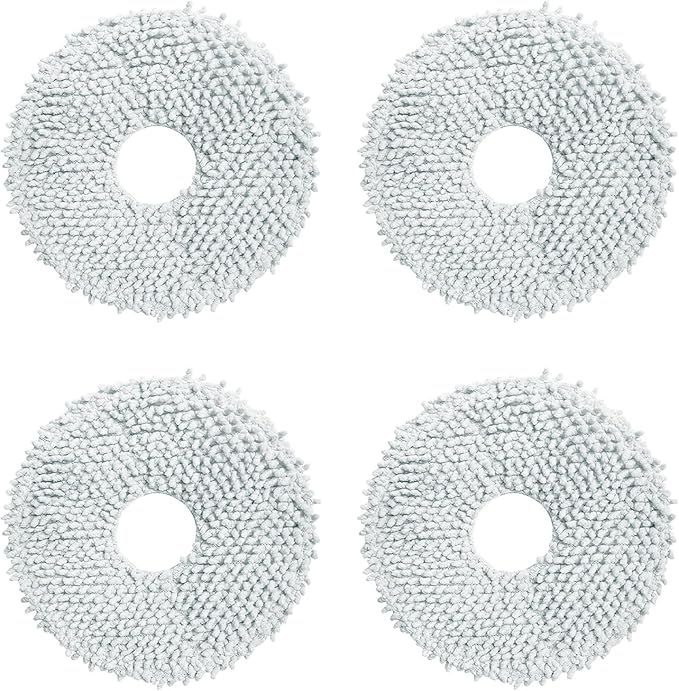 HMHAMA Replacement Mop Cloth Pad Compatible with Dreame Bot L10S Ultra Robot Vacuum Cleaner Accessory 4PCS