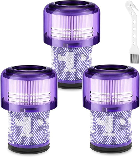 Lemige V12 Slim Vacuum Filters Replacement Parts for Dyson V12 Detect Slim, Detect Slim Animal, Slim+ Cordless Vacuum, V12 Slim Absolute Vacuums, SV34, SV35 Vacuum Cleaner, Compare to Part 971517-01