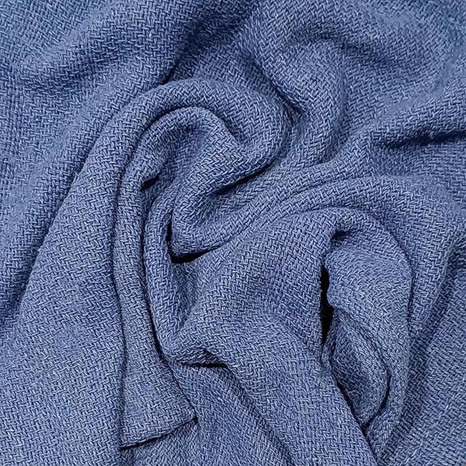 Premium Blue Huck Towels – (24 Pack) 15 x 27 inches 100% Cotton Bulk Towel for General Cleaning, Auto Shop, and Hospital Use, Super Absorbent, Machine Washable Cloth