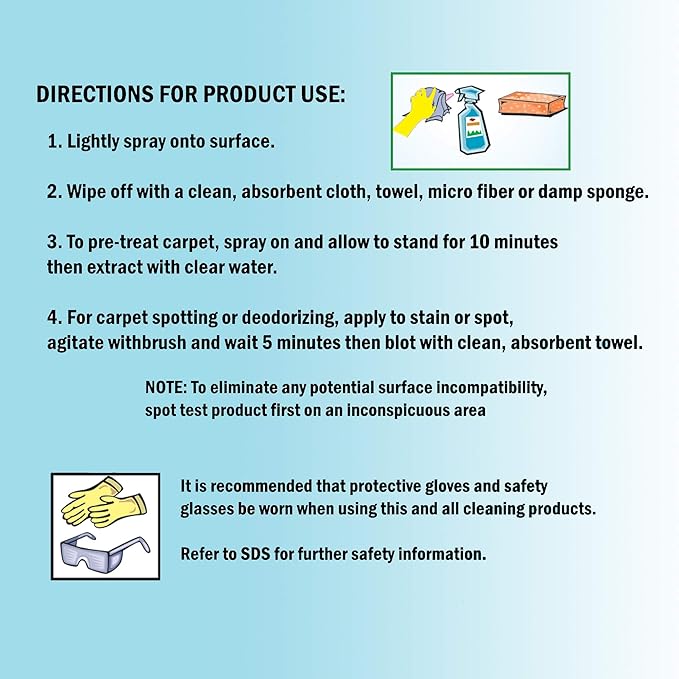 GreenFist Hydrogen Peroxide All Purpose Surface (Glass, Carpet,Stain Remover) Cleaner (1 Quart, 32 oz Spray)