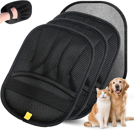 KENDINIX Valentines Day Gifts 3 Packs Pet Hair Removal Glove,Pet Hair Remover for Cat & Dog,New Upgraded Electrostatic Gloves Pet Hair,Reusable Electro Static Pet Hair Remover Electrostatic Gloves