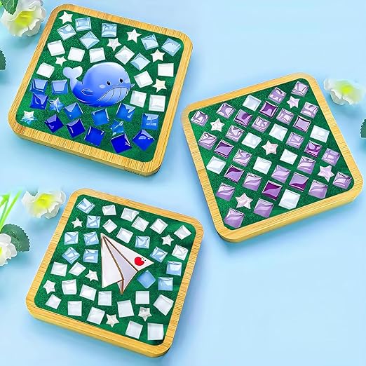 OOTDART Mosaic Crystal Grout, Mosaics Tile Tools, Mosaic Tile Accessories – Essential for Handmade Grouting and Perfect for DIY Craft Projects (Green, 8.8oz)