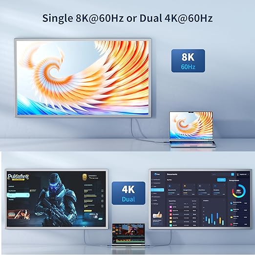 Talmosal 240W for Thunderbolt 5 Cable Right Angle 10ft, Support 8K@60Hz, 4K@144Hz, 40Gbps for iPhone 17, Thunderbolt 4, USB4, SSD, MacBook M4 Pro, Dock, eGPU, Mac mini M4 / M4 Pro