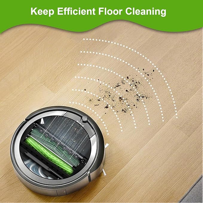 APZOVO 4 Set Replacement Brushes Compatible for iRobot Roomba E & I & J Series, Replacement Parts for Roomba i1 i1+ i2 i2+ i3 i3+ i4 i4+ i6 i6+i7 i7+ i8 i8+ j6 j6+ j7 j7+ E5 E6 E7, Combo i5 i5+ j5 j5+