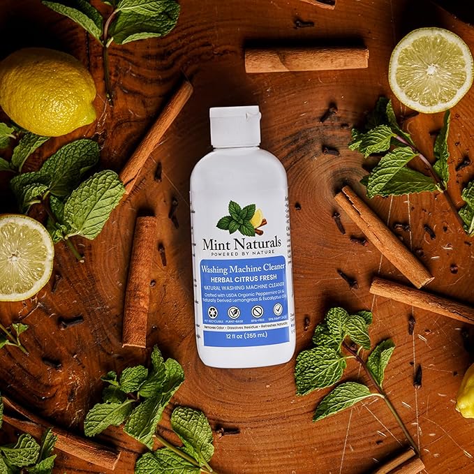 Clean Cycle Washing Machine Cleaner & Deodorizer – HE Front & Top Load Washer Odor Remover – 12 oz Made in USA