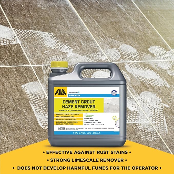 FILA Surface Care Solutions, DETERDEK PRO Cementitious Grout Haze Remover, 1 GAL