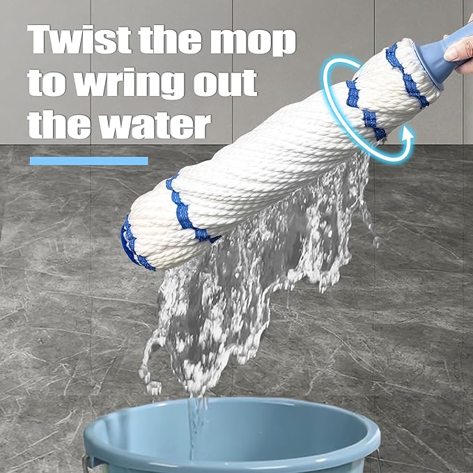 NEWE Self Wringing Twist Mop for Floor Cleaning (Mop Head)