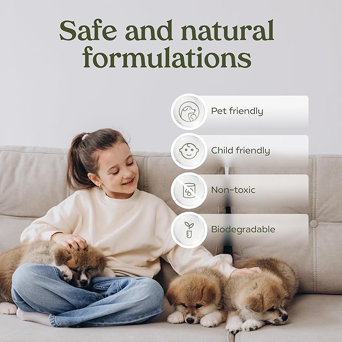 PAWFUME Stain & Pet Urine Odor Eliminator, 2-Pack – Removes Impurities in Seconds – Enzymatic Formula, Quick-Dry Action, & Eco-Friendly Ingredients – Upholstery, Fabrics, and Carpet Cleaner Spray