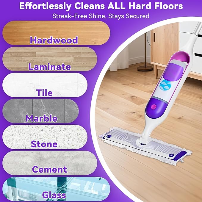 20 Pack Power Mop Pads Refills for Swiffer Power Mop | Heavy-Duty, Disposable Replacement Pads for Floor Cleaning, Multi-Surface & Wood Mopping Pad Refills (Unscented)