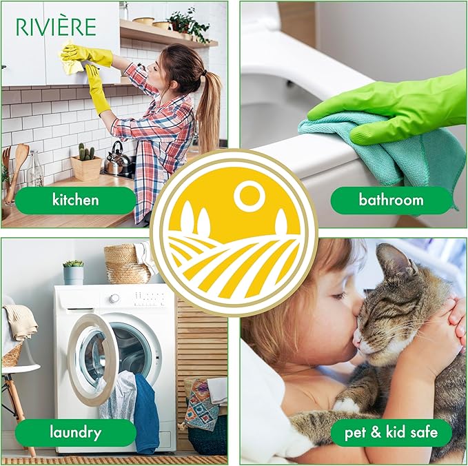Rivière 12% Scented Hydrogen Peroxide, Gallon, Lemon