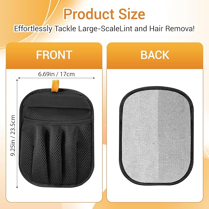 Pet Hair Removal Glove for Cats & Dogs, Five-Finger Electrostatic Pet Hair Gloves, Reusable Pet Hair Removal Tools,Cat & Dog Hair Remover for Couch, Suitable for, Bed Sheets, Clothes, Carpets