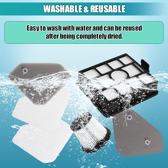 BU3523 Filter Kit Replacement Compatible with Shark BU3523 BU3521 Clean and Empty Cordless Stick Vacuum