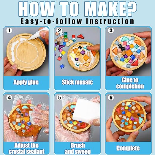 OOTDART Mosaic Crystal Grout, Mosaics Tile Tools, Mosaic Tile Accessories – Essential for Handmade Grouting and Perfect for DIY Craft Projects (Orange Red, 4.5oz)