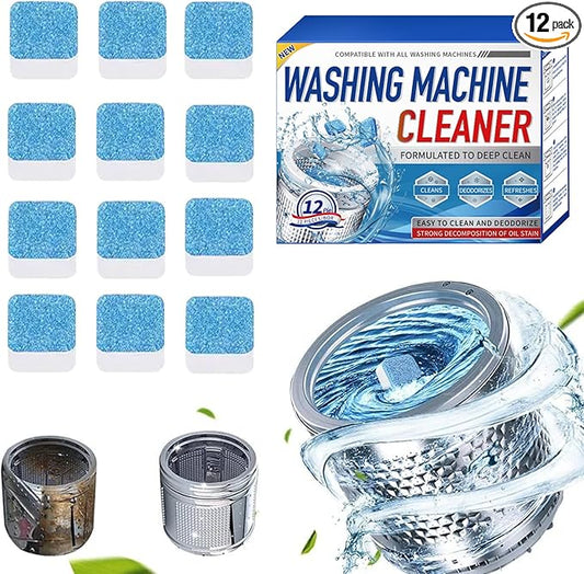 Washing Machine Cleaner Powder, 2025 Best Deep Clean for Front or Top Load Washers, Inside Drum and Laundry Tub Seal, HE Washer Cleaning Solution for Long-Removes Odor (12)
