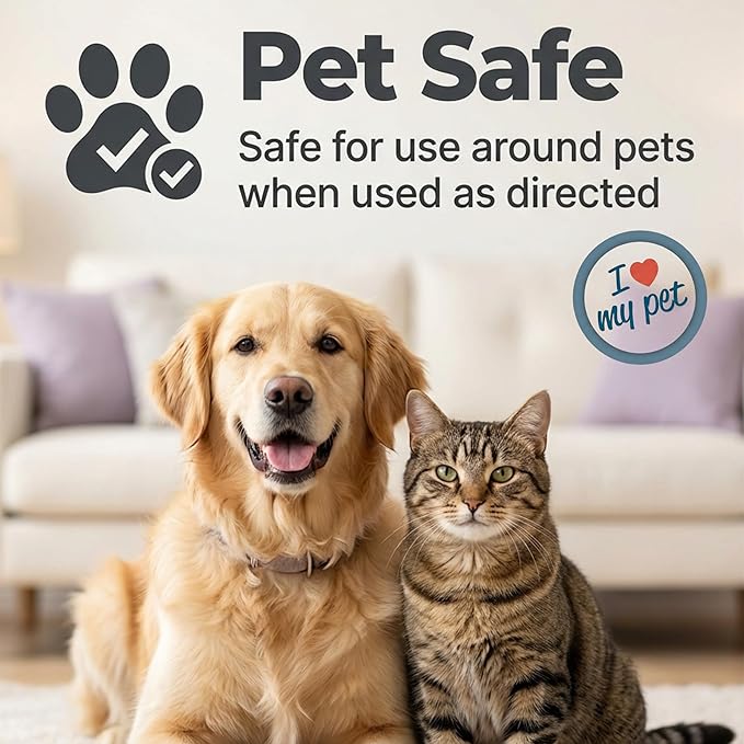 I Love My Pet Odor Eliminator Spray and Air Freshener for Strong Pet Odors – Neutralizes Dog and Cat Urine on Fabrics, Carpets, Pet Beds – 32 oz Vanilla Lavender