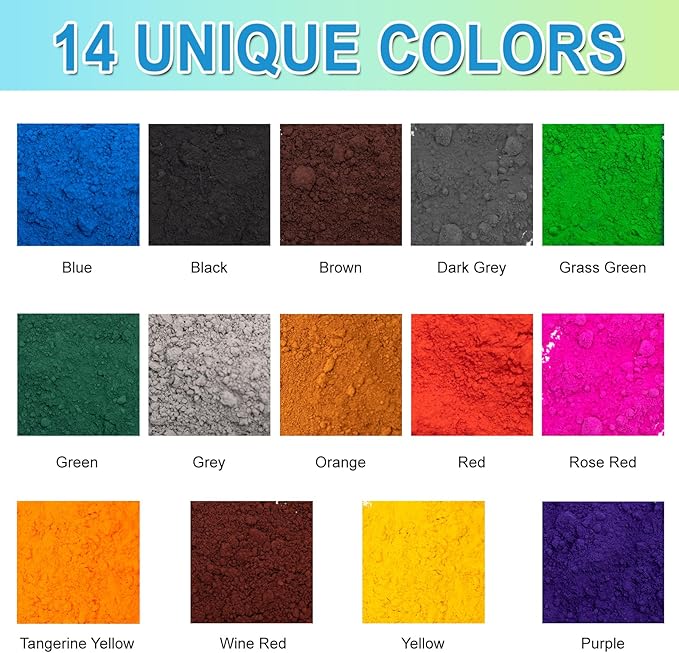 GOODTAKE Purple Iron Oxide, Concrete Pigments for Artistic and Decorative Painting, Cement Dye for Concrete, Clay, Lime, Tile, Mortar, Grout, Plaster, Masonry, Paint (Purple, 4 oz)