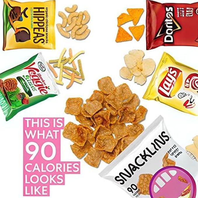 SNACKLINS Plant Based Crisps - Vegan Healthy Snacks - Gluten Free, Grain Free, Plant Based Crisps, 100% Kosher For Passover, Low Calorie - No Added Sugar, Crunchy, Puffed Snack - Variety Pack - 3oz Bag (Case of 12)