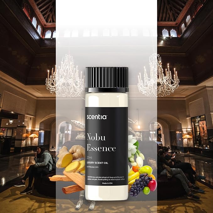 Scentia Hotel Diffuser Oil – Inspired by Nobu Hotels, Aromatherapy Fragrance Oil for Home, Office, Living Room (20 ml / 0.67 Fl Oz)