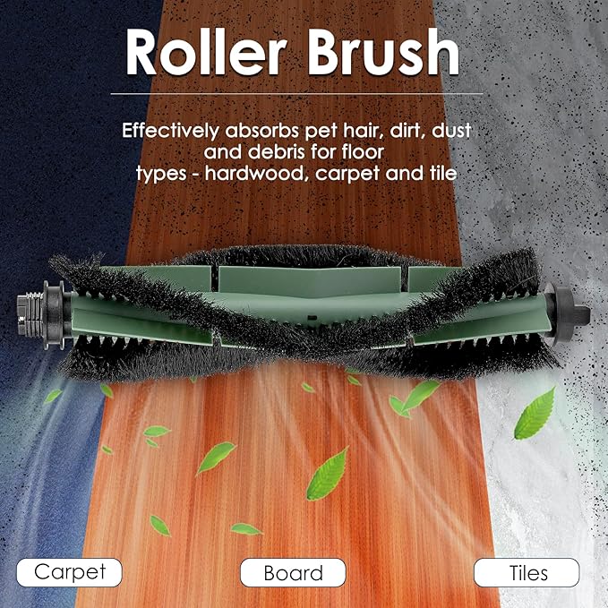22 Pack Roomba 104 Accessories Kit Parts for irobot Roomba 104, 105 Vac, 105 Combo, Combo Essential Y0140 Y0110, Vacuum 2 Essential Q0520, 2 Roller Brushes, 4 Mop Pads, 8 HEPA Filters, 8 Side Brush
