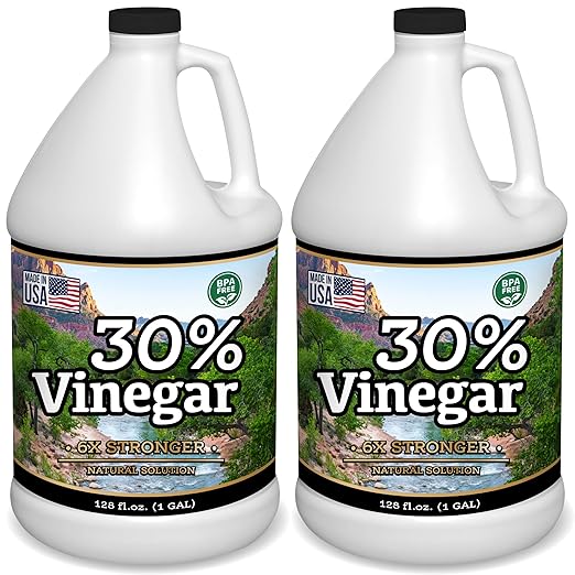 Nature's Freedom 30% Concentrated Vinegar, 2 Gallons - 6X Strength