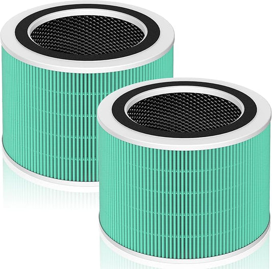 Core 200S Toxin Absorber Replacement Filter Compatible with LEVOIT Core 200S and Core 200S-P Smart WiFi Air Purifier, 3-in-1 H13 True HEPA Activated Carbon Filter, Core 200S-RF-TX, Green, 2 Pack