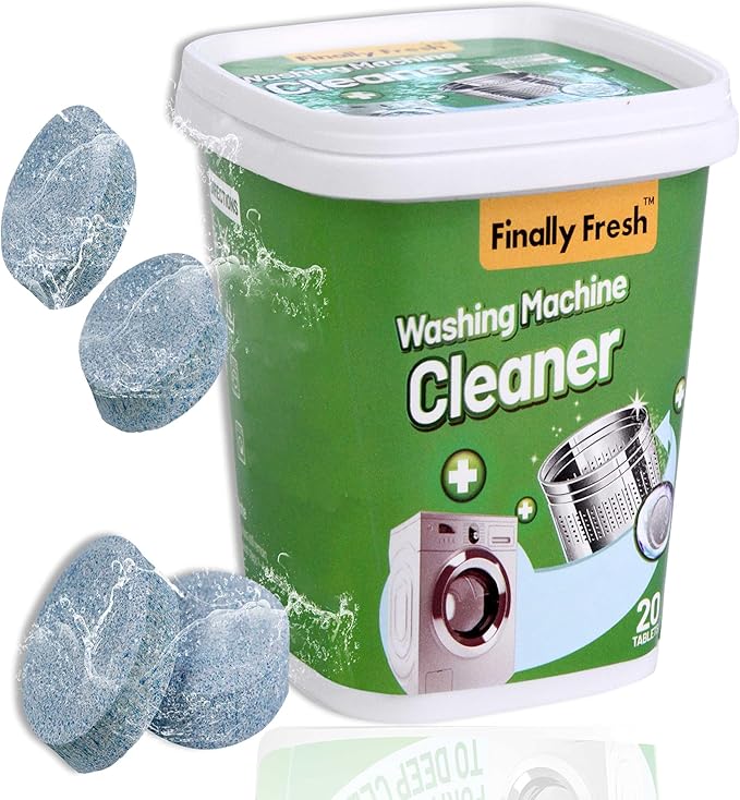 Finally Fresh Washing Machine for Front Loaders & Top loaders, 20 Packs Washer, Washer Machine for Sensitive Skin, Suitable for All Washing Machine Include HE Washing Machines.