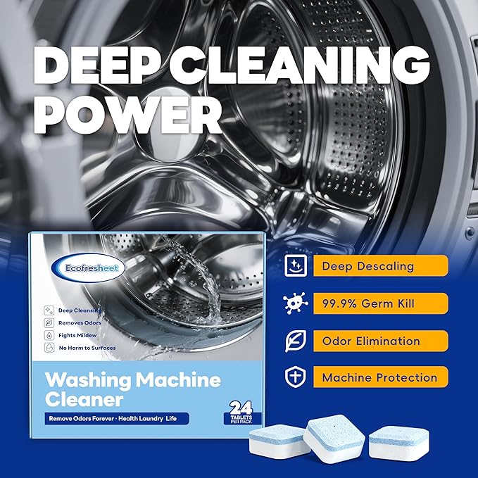 Washing Machine Tank Cleaning Effervescent Tablets