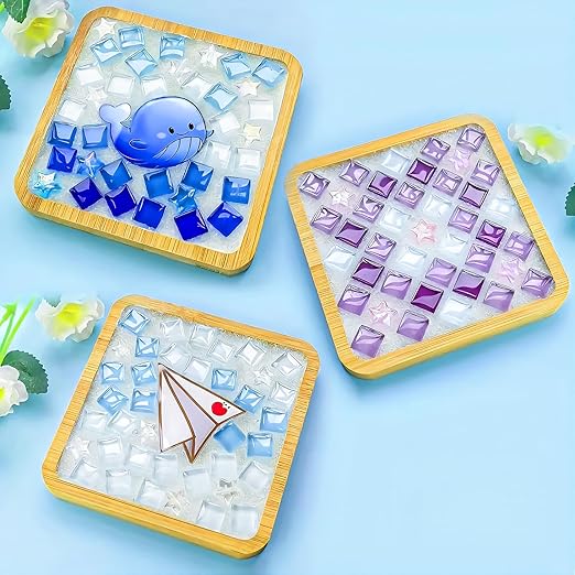 OOTDART Mosaic Crystal Grout, Mosaics Tile Tools, Mosaic Tile Accessories – Essential for Handmade Grouting and Perfect for DIY Craft Projects (Translucent, 4.5oz)