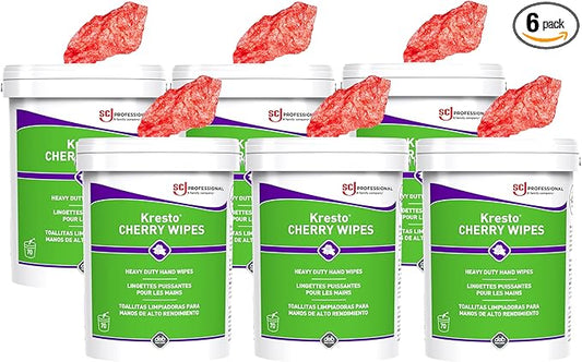 SC Johnson Professional Kresto Cherry Hand Cleansing Wipes 70CT, 6 COUNT CASE