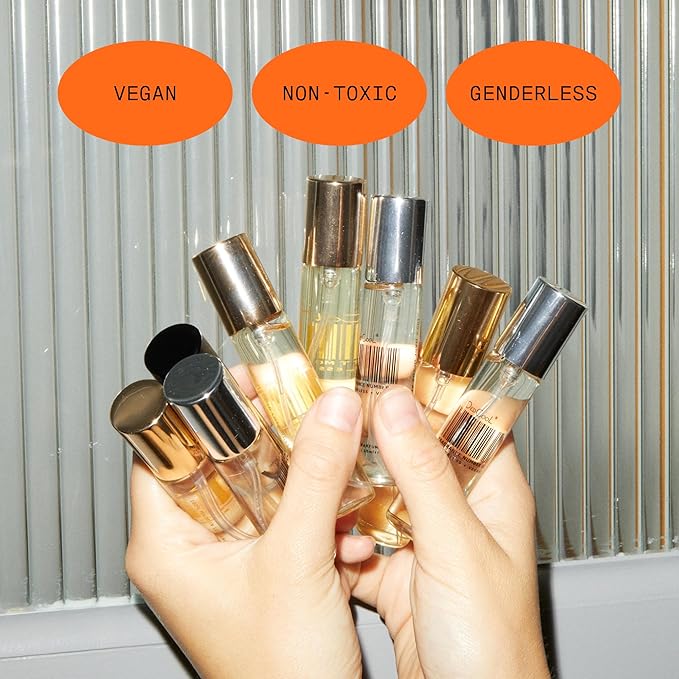 DedCool Eau de Parfum (Sunlit Blooms- 0.5 fl oz) with Notes of Orange Blossom, White Floral, Salty Vanilla, Perfume for Men & Women, Long Lasting, Luxury Fragrance, Non-Toxic, Vegan, Fragrance For All