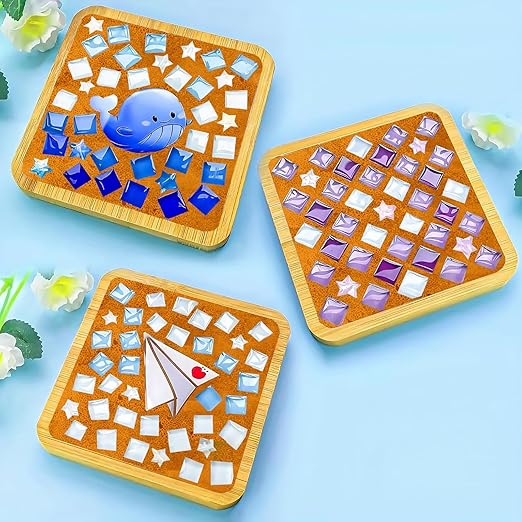 OOTDART Mosaic Crystal Grout, Mosaics Tile Tools, Mosaic Tile Accessories – Essential for Handmade Grouting and Perfect for DIY Craft Projects (Orange, 8.8oz)