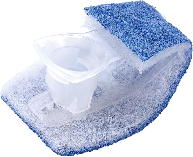 Scotch-Brite Disposable Toilet Scrubber Refills, Removes Rust & Hard Water Stains, 10 Disposable Refills Blue - (4-Pack)
