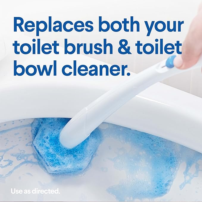 CLOROX ToiletWand Toilet Cleaner Refills, Toilet brush, Original, 20 Count (Pack of 4)